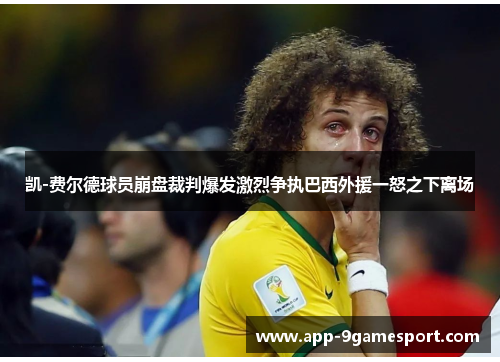 凯-费尔德球员崩盘裁判爆发激烈争执巴西外援一怒之下离场